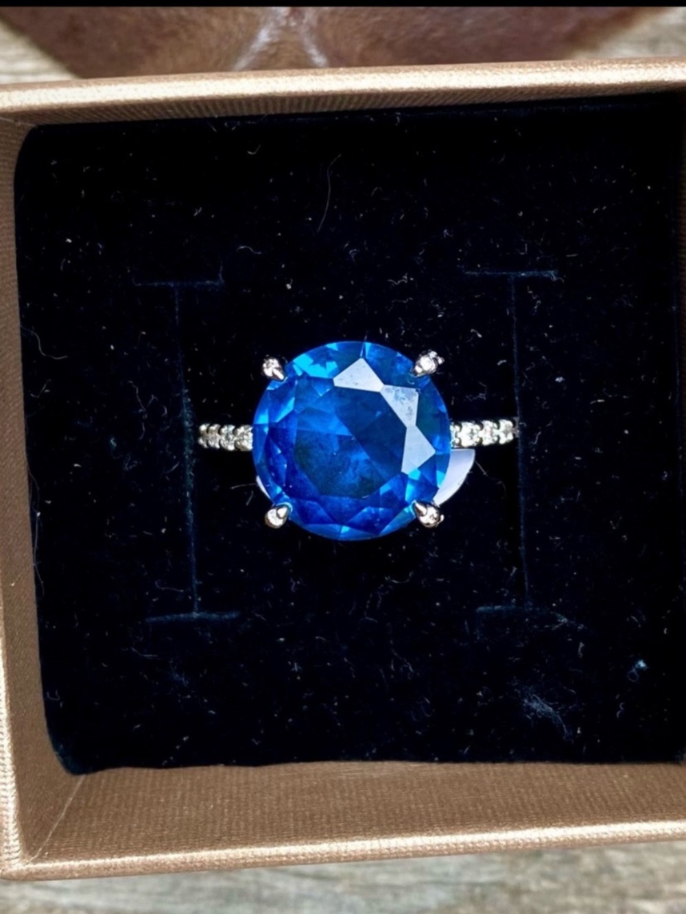 Bomb Party OG Blue Spinel Size 10 Ring